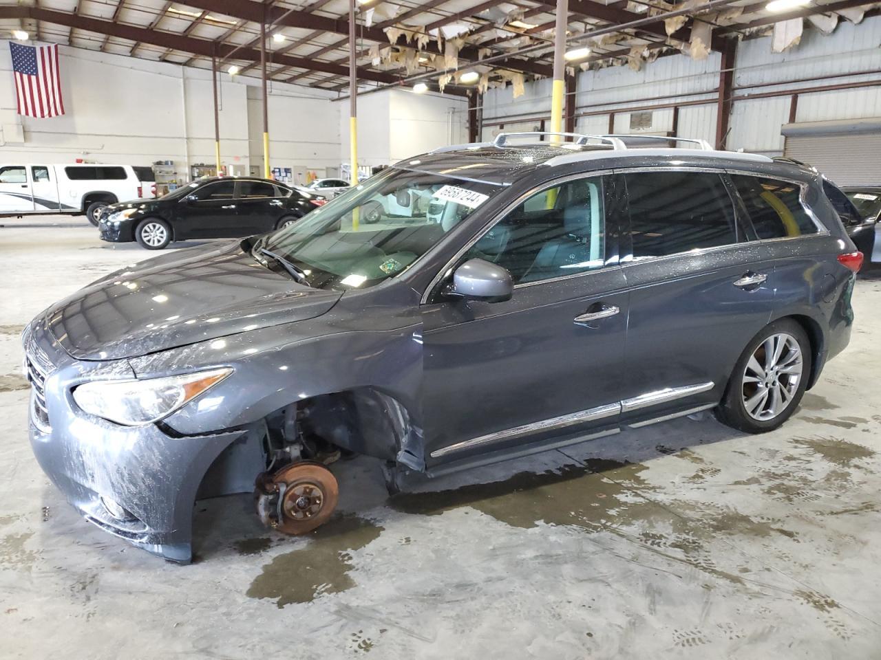 INFINITI JX35 2013 gray  gas 5N1AL0MMXDC337400 photo #1