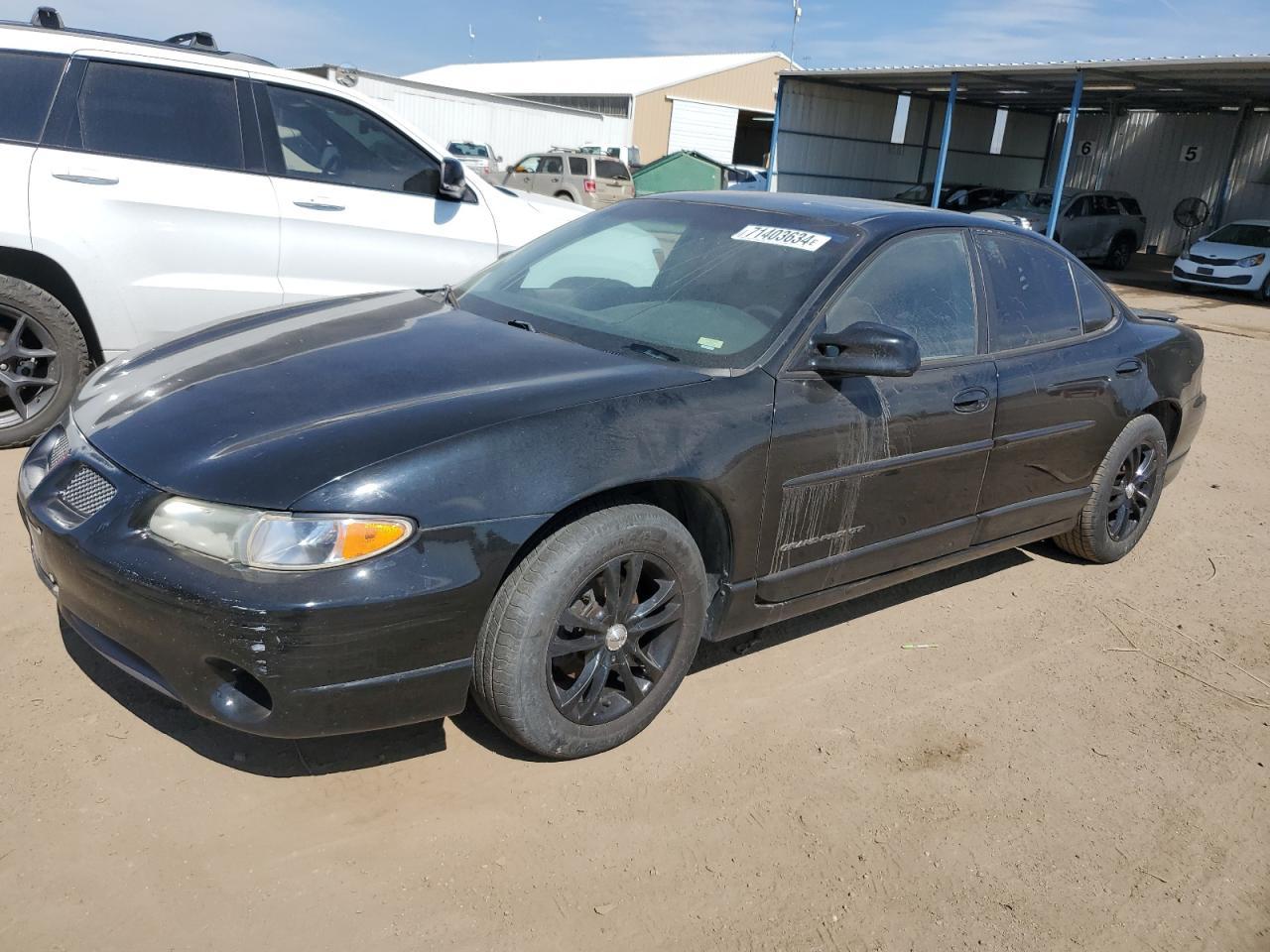 PONTIAC GRAND PRIX 2002 black  gas 1G2WP52KX2F168976 photo #1