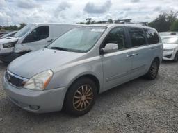 KIA SEDONA EX 2012 silver  gas KNDMH4C74C6486839 photo #2