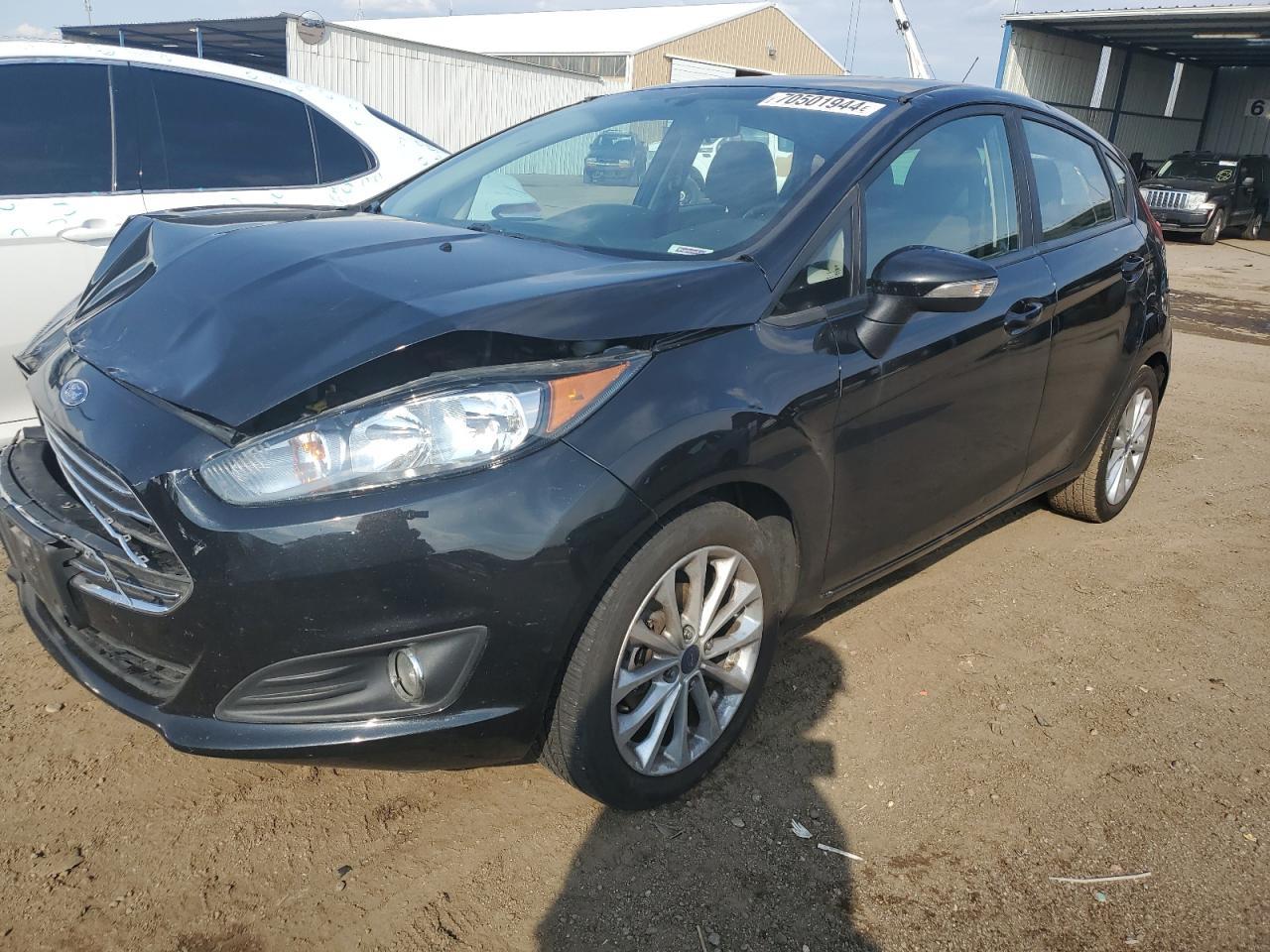 FORD FIESTA SE 2014 black  gas 3FADP4EJ3EM205537 photo #1