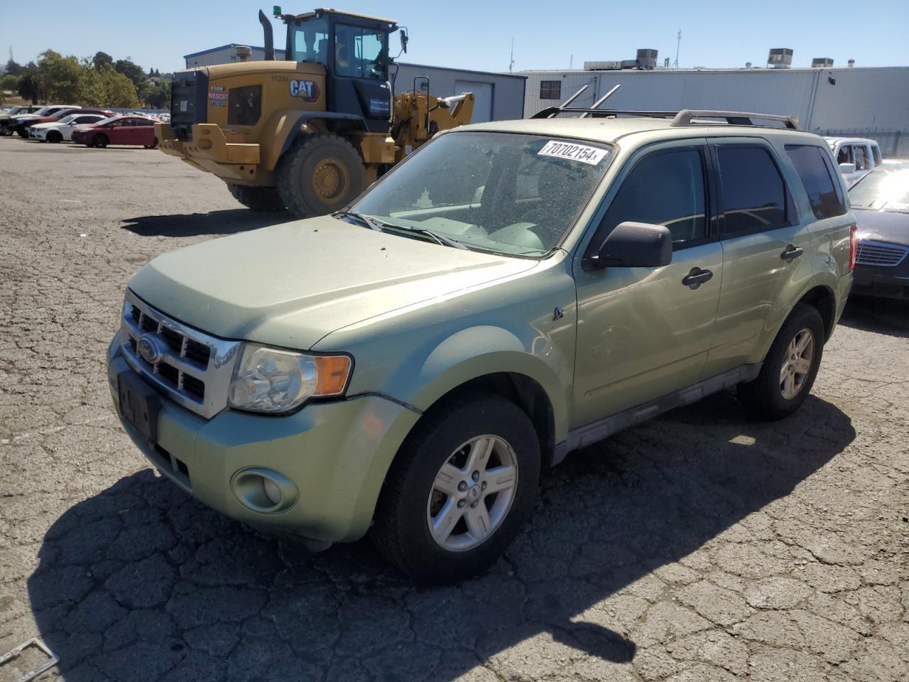 FORD ESCAPE HEV 2008 green  hybrid engine 1FMCU49H58KE02254 photo #1