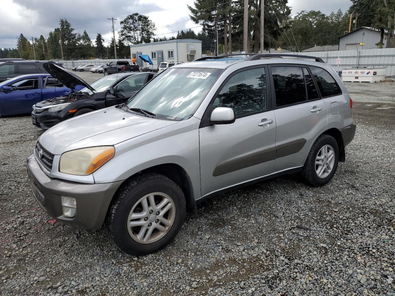 TOYOTA RAV4 2001 silver  gas JTEGH20VX10011048 photo #1