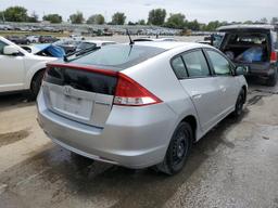 HONDA INSIGHT LX 2010 silver  hybrid engine JHMZE2H50AS008639 photo #4