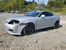 HYUNDAI TIBURON GT 2006 silver  gas KMHHN65F86U219192 photo #2