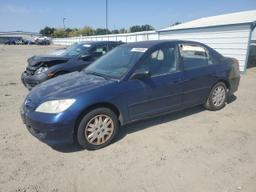 HONDA CIVIC LX 2005 blue  gas 2HGES16675H565089 photo #2