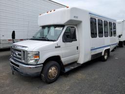 FORD ECONOLINE 2011 white cutaway gas 1FDEE3FS9BDB14653 photo #3