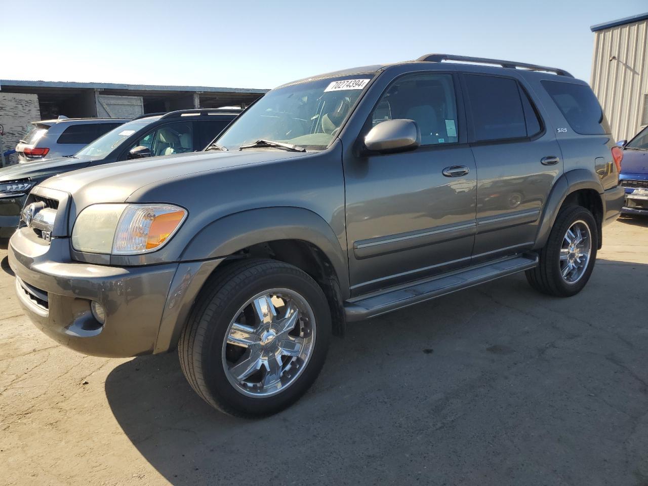 TOYOTA SEQUOIA SR 2006 charcoal  gas 5TDZT34AX6S267316 photo #1