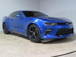 CHEVROLET CAMARO SS 2017 blue coupe gas 1G1FE1R73H0108084 photo #2