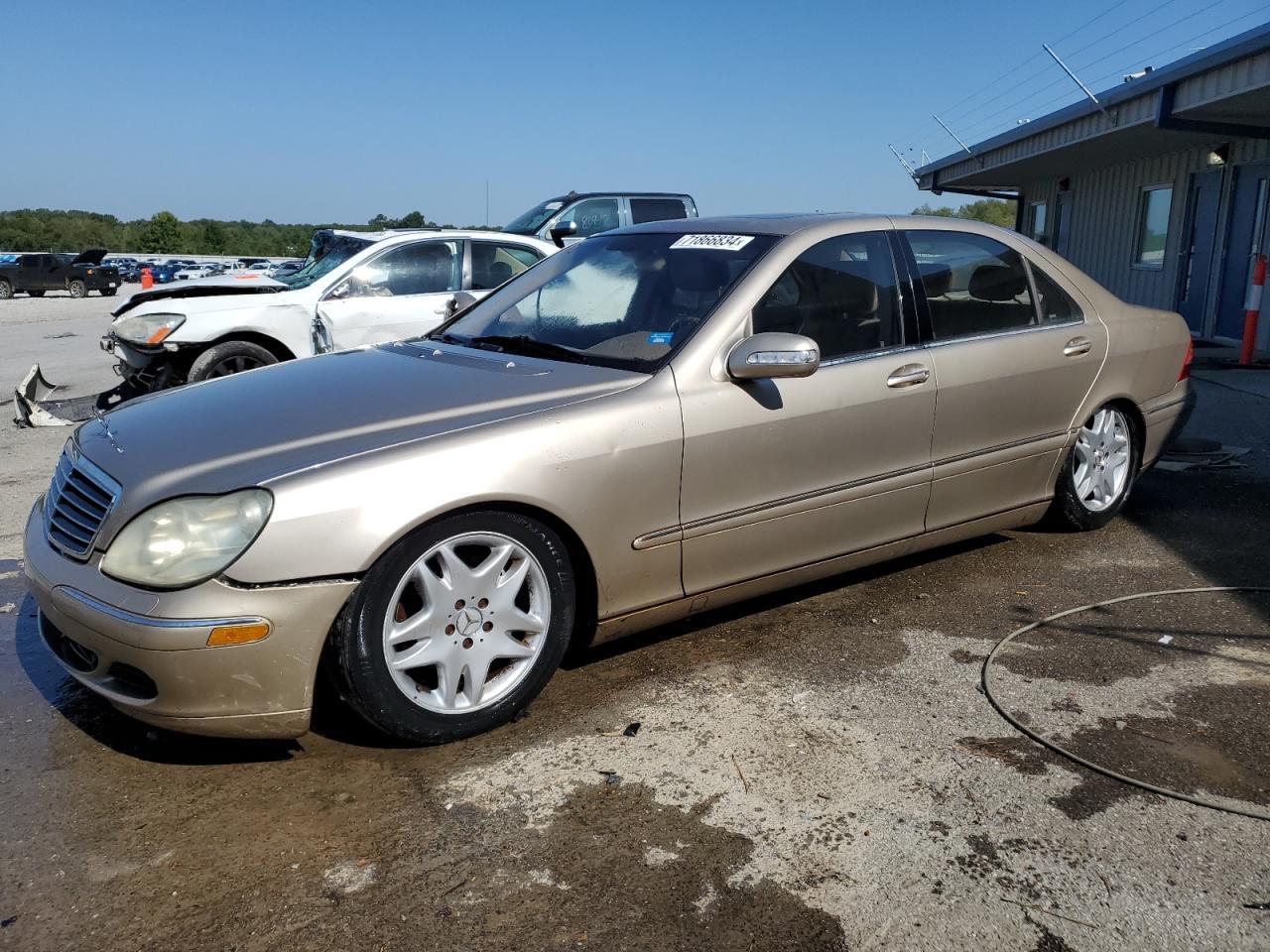 MERCEDES-BENZ S 430 2003 gold  gas WDBNG70J13A336501 photo #1