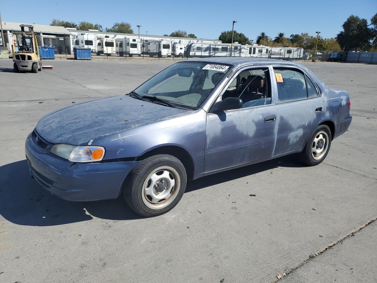 TOYOTA COROLLA VE 1999 blue sedan 4d gas 1NXBR12EXXZ192653 photo #1