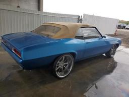 CHEVROLET CAMARO CNV 1969 blue   124679N613193 photo #4