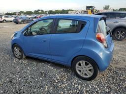 CHEVROLET SPARK 1LT 2014 blue hatchbac gas KL8CD6S90EC532766 photo #3