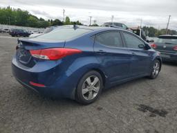 HYUNDAI ELANTRA SE 2015 blue sedan 4d gas 5NPDH4AE0FH647831 photo #4