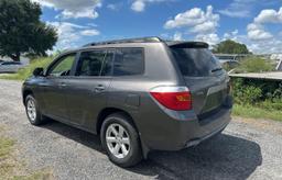 TOYOTA HIGHLANDER 2009 gray 4dr spor gas JTEDS41A392074455 photo #4