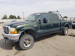 FORD F250 SUPER 2000 green  diesel 1FTNW21F5YEA08869 photo #2