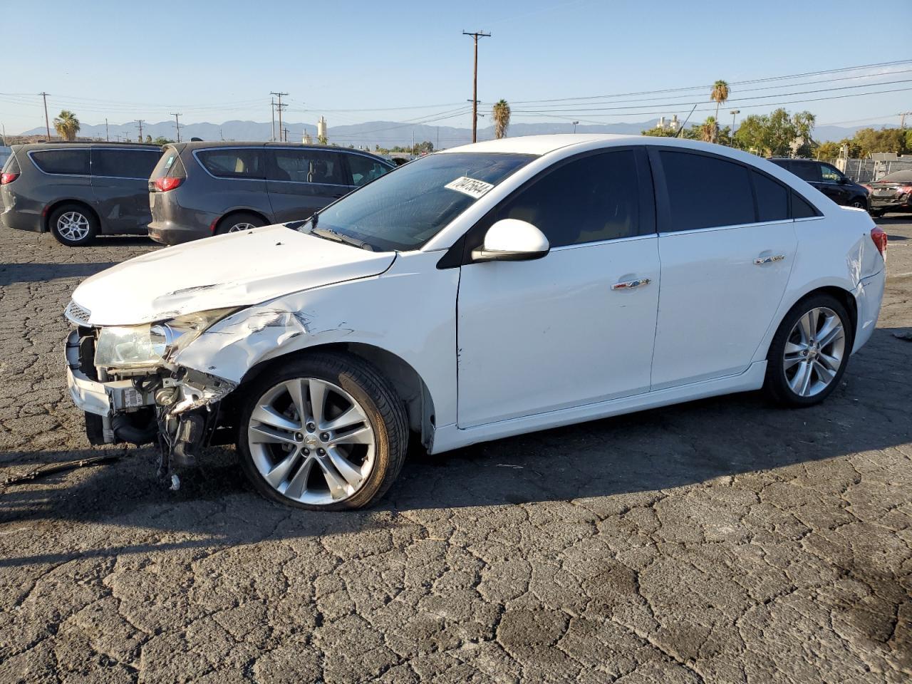 CHEVROLET CRUZE LTZ 2011 white  gas 1G1PH5S9XB7217235 photo #1