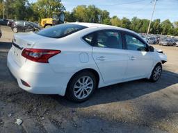 NISSAN SENTRA S 2019 white  gas 3N1AB7AP6KY302388 photo #4