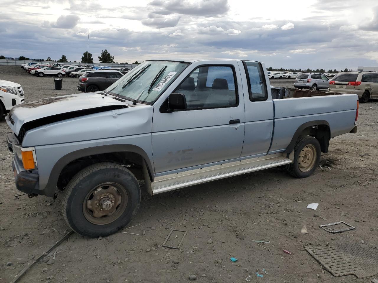 NISSAN D21 KING C 1986 gray pickup gas JN6ND16Y2GW009672 photo #1