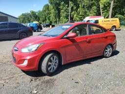 HYUNDAI ACCENT GLS 2012 red  gas KMHCU4AE2CU036560 photo #2