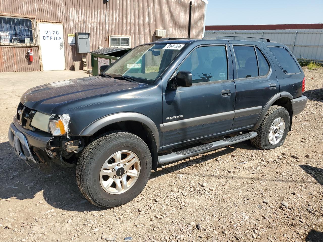 ISUZU RODEO S 2003 black  gas 4S2CK58W634313617 photo #1