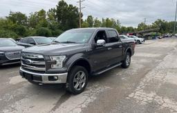 FORD F150 SUPER 2015 gray crew pic gas 1FTEW1EG5FFA65853 photo #3