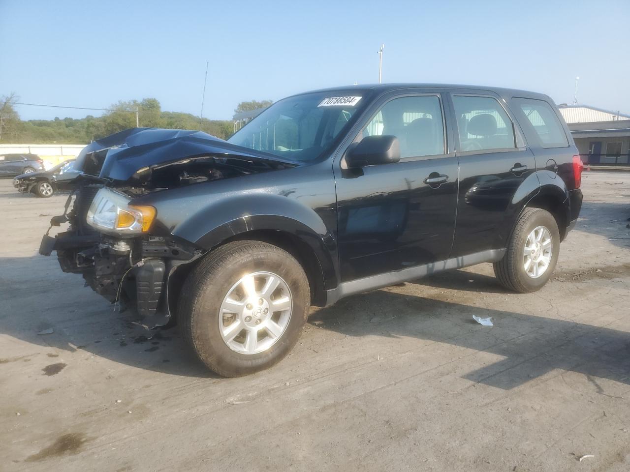 MAZDA TRIBUTE I 2009 black  gas 4F2CZ027X9KM08441 photo #1