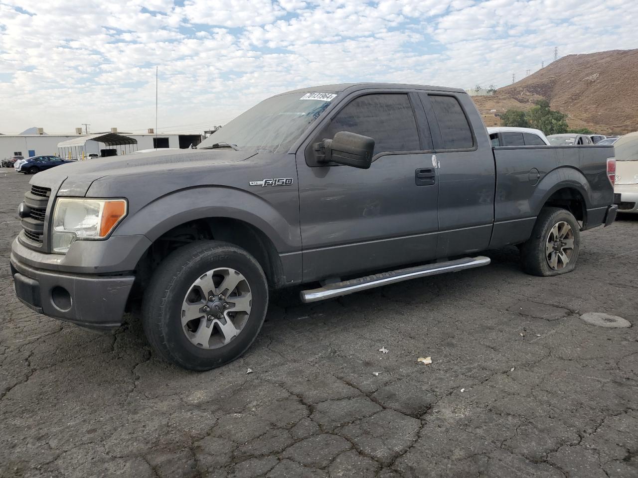 FORD F150 SUPER 2013 gray 4dr ext flexible fuel 1FTFX1CF8DKD08572 photo #1