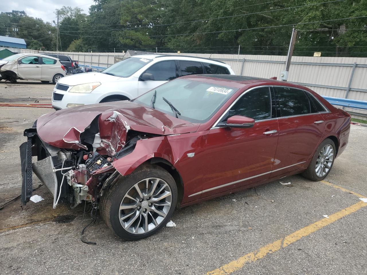 CADILLAC CT6 LUXURY 2017 burgundy sedan 4d gas 1G6KD5RS2HU134692 photo #1