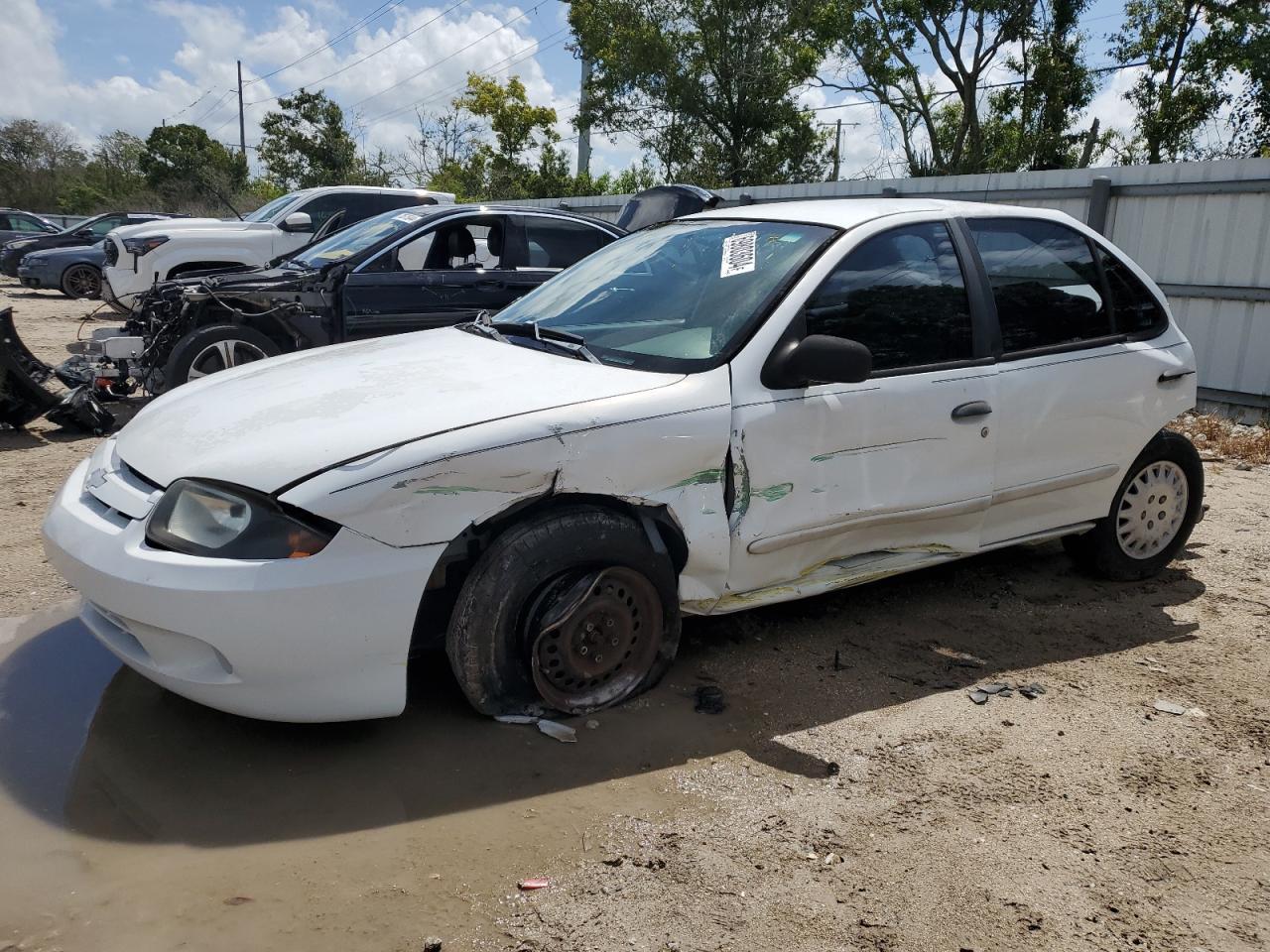 CHEVROLET CAVALIER 2003 white  gas 1G1JC52FX37193188 photo #1