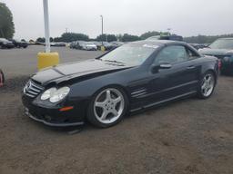 MERCEDES-BENZ SL 500R 2003 black converti gas WDBSK75F93F022328 photo #2