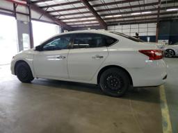 NISSAN SENTRA S 2019 white  gas 3N1AB7AP2KY352057 photo #3