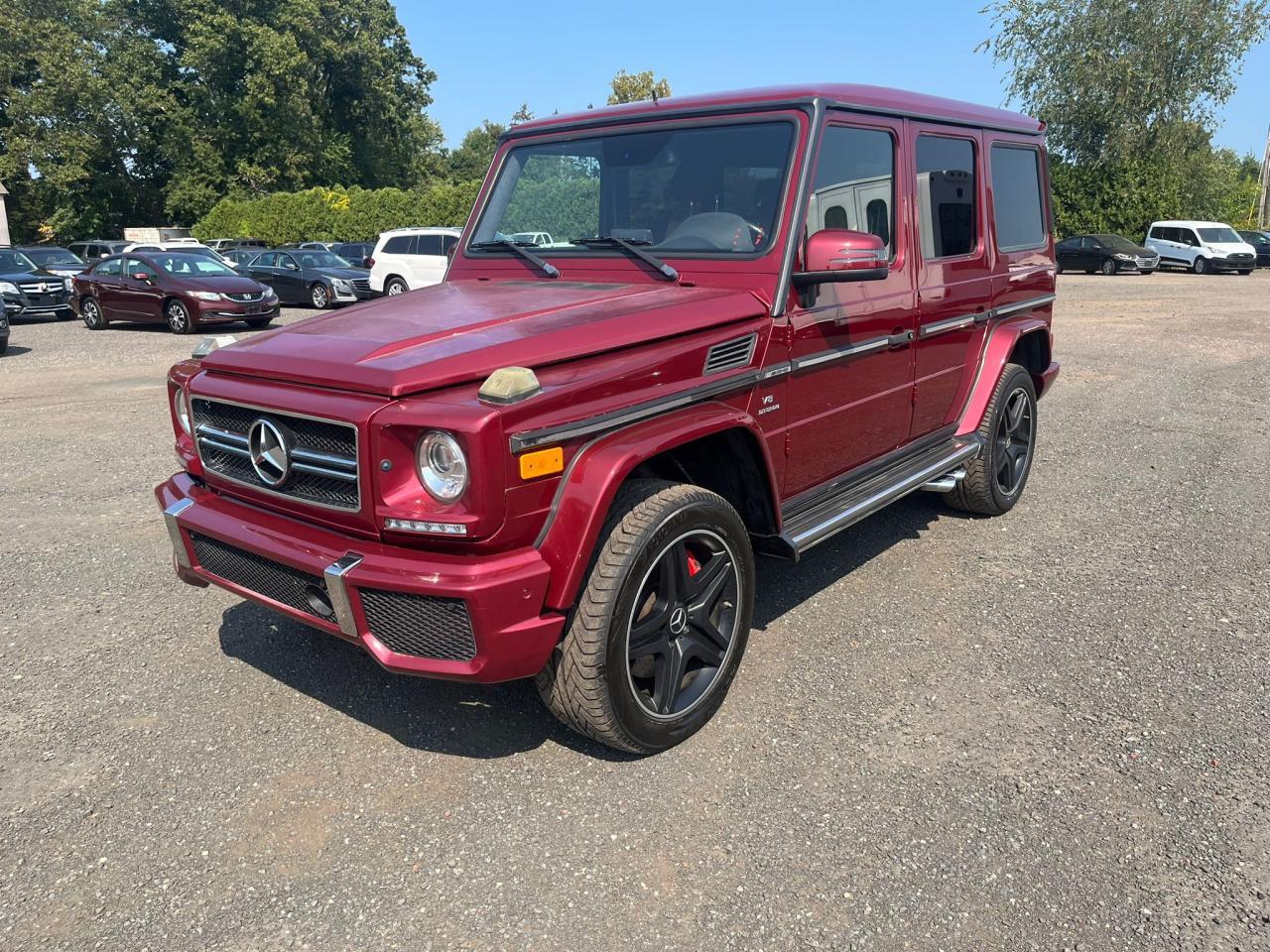 MERCEDES-BENZ G 63 AMG 2013 red 4dr spor gas WDCYC7DFXDX204801 photo #1