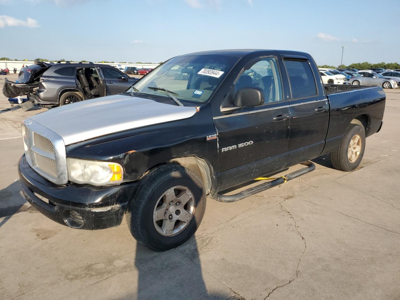 DODGE RAM 1500 S 2004 black  gas 1D7HA18N54J166574 photo #1