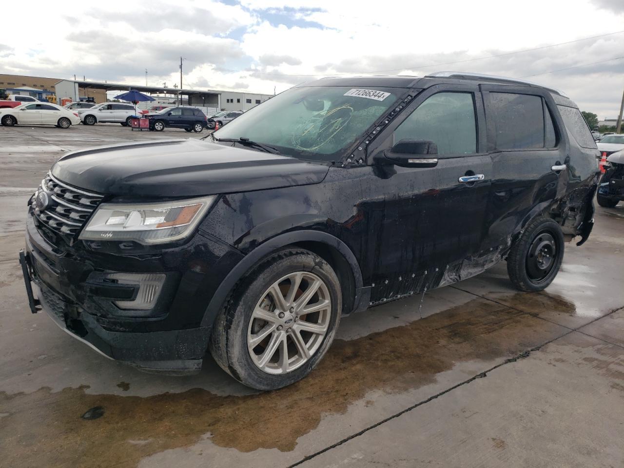 FORD EXPLORER L 2017 black 4dr spor gas 1FM5K7F86HGD85360 photo #1