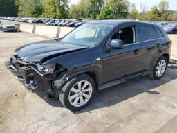 MITSUBISHI OUTLANDER 2014 black  gas 4A4AR4AU4EE025411 photo #2