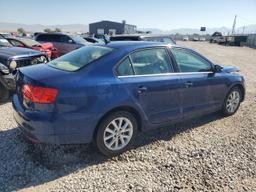 VOLKSWAGEN JETTA SE 2014 blue  gas 3VWD17AJ9EM293798 photo #4