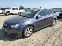 CHEVROLET CRUZE LT 2014 blue  gas 1G1PC5SB0E7419619 photo #2