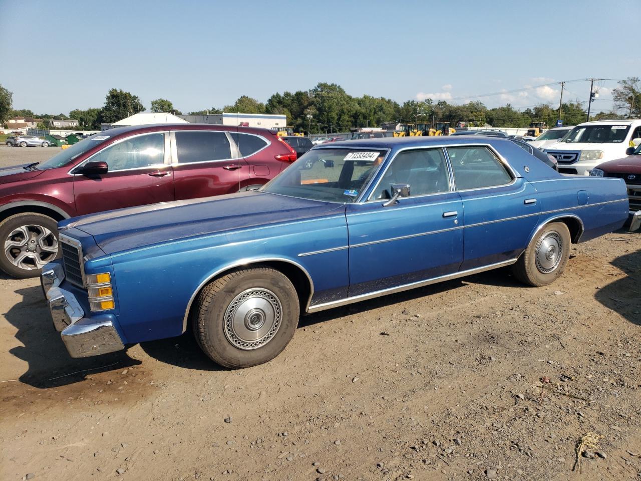 FORD LTD 1977 blue   7B63H202558 photo #1