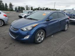 HYUNDAI ELANTRA SE 2015 blue sedan 4d gas 5NPDH4AE0FH647831 photo #2