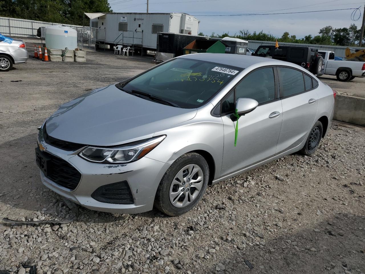 CHEVROLET CRUZE 2019 silver  gas 1G1BJ5SM4K7102729 photo #1