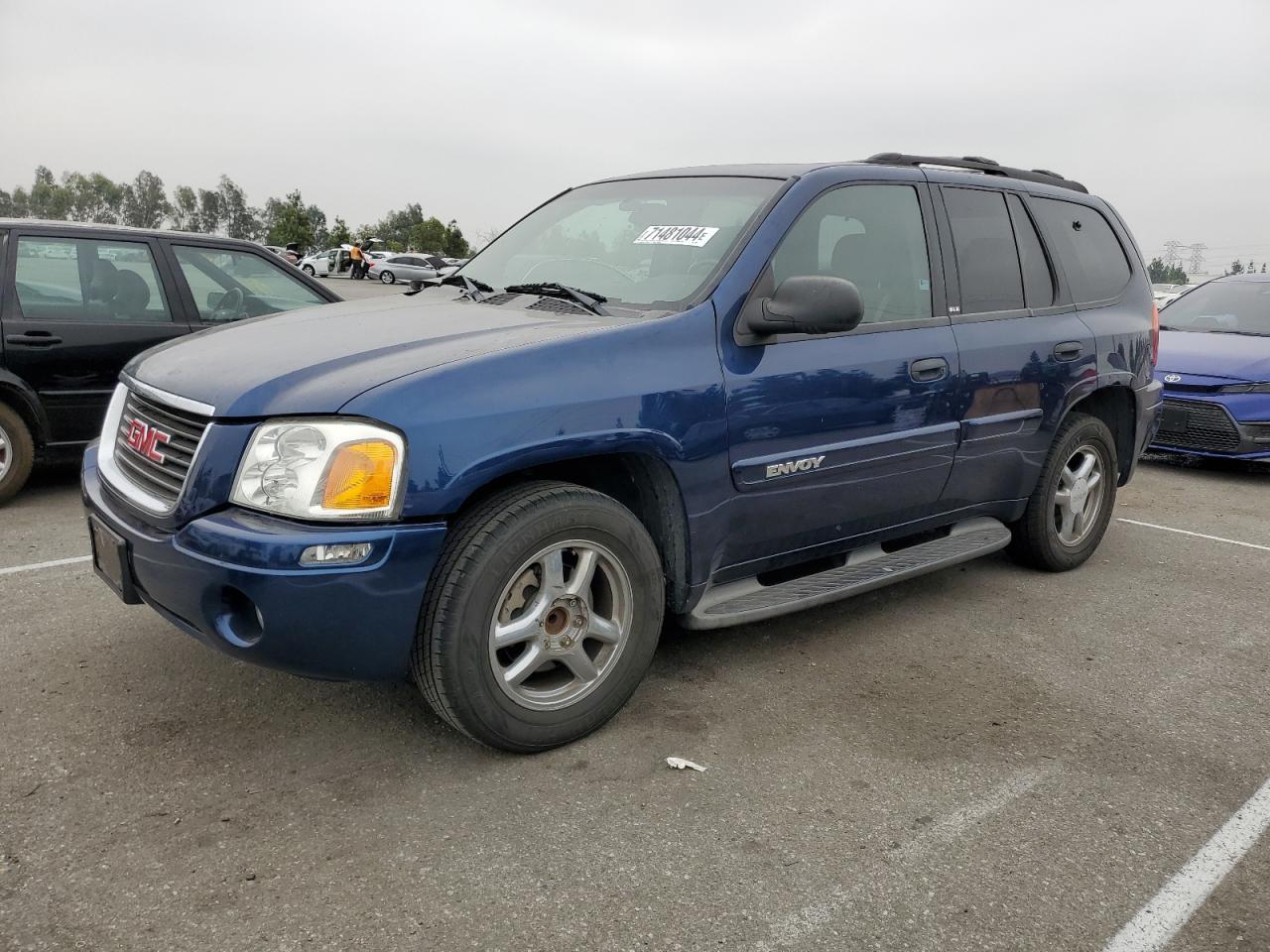 GMC ENVOY 2002 blue  gas 1GKDS13S322446573 photo #1