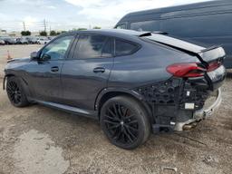 BMW X6 M50I 2021 gray  gas 5UXCY8C02M9G37894 photo #3