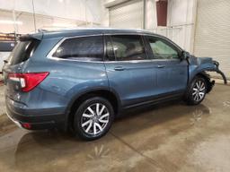 HONDA PILOT EXL 2021 blue  gas 5FNYF6H54MB006413 photo #4