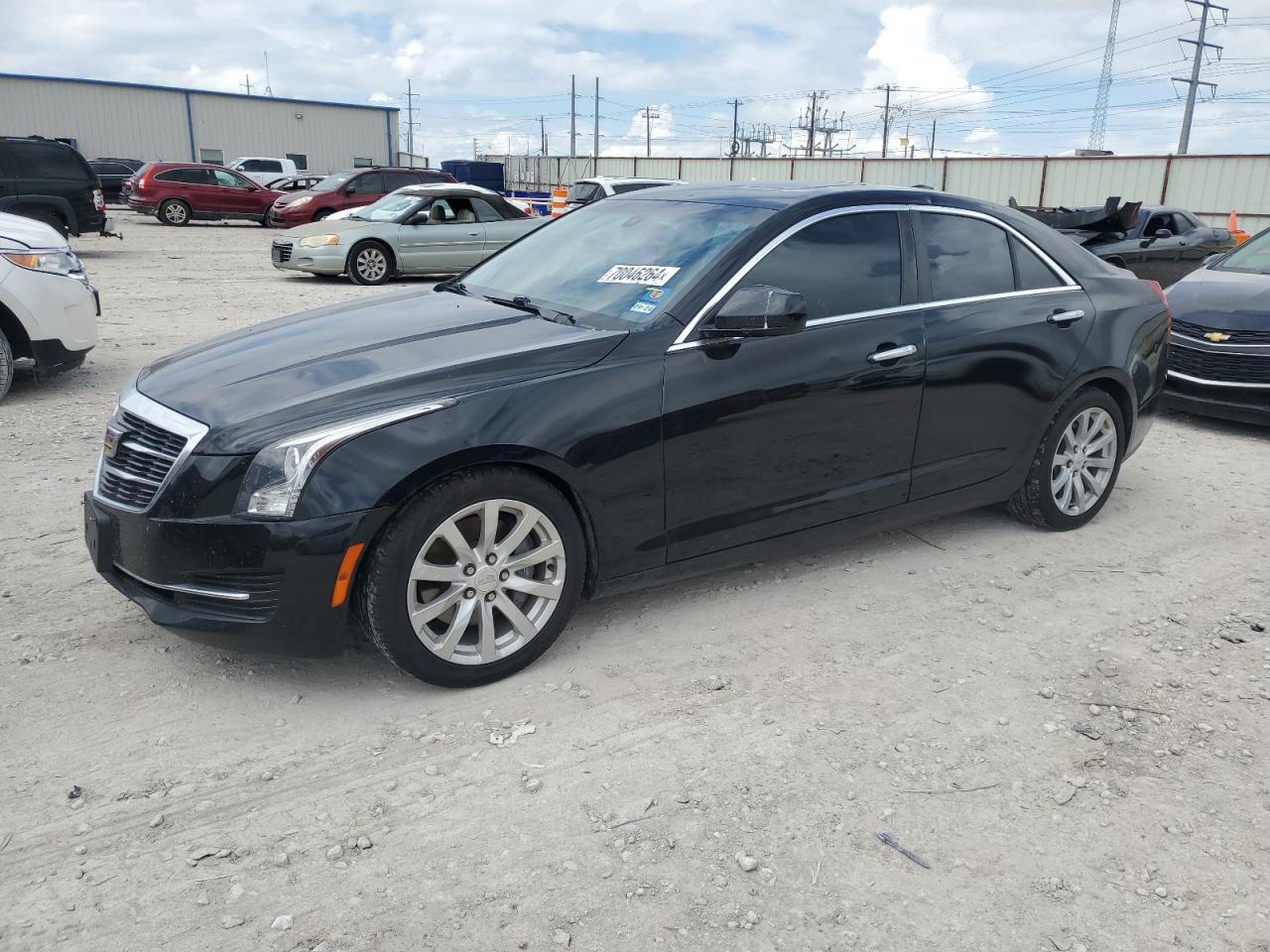 CADILLAC ATS 2017 black  gas 1G6AA5RX4H0200876 photo #1