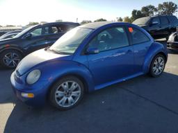 VOLKSWAGEN NEW BEETLE 2003 blue hatchbac gas 3VWCD21C43M440873 photo #2