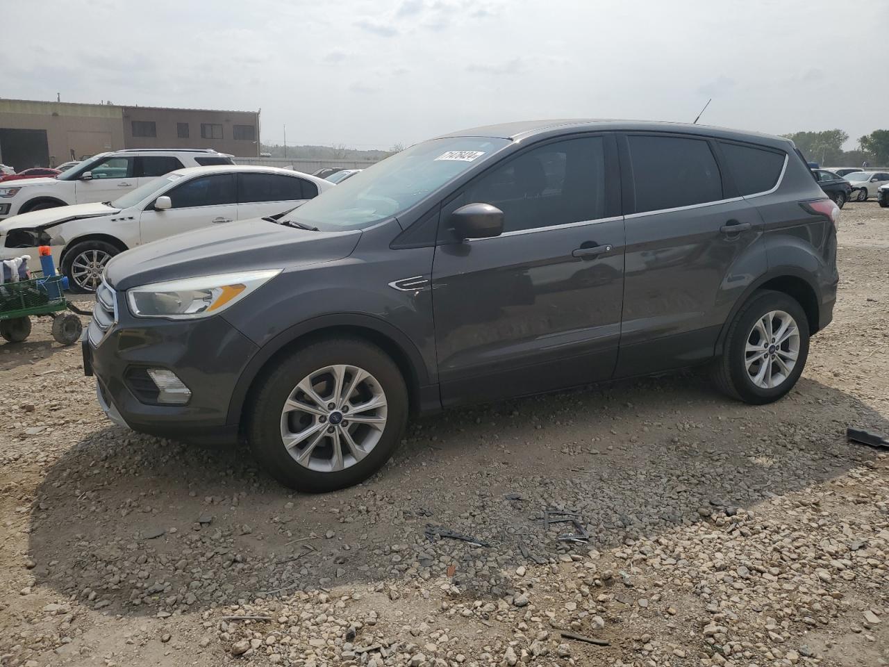 FORD ESCAPE SE 2017 charcoal  gas 1FMCU0GD8HUB21496 photo #1