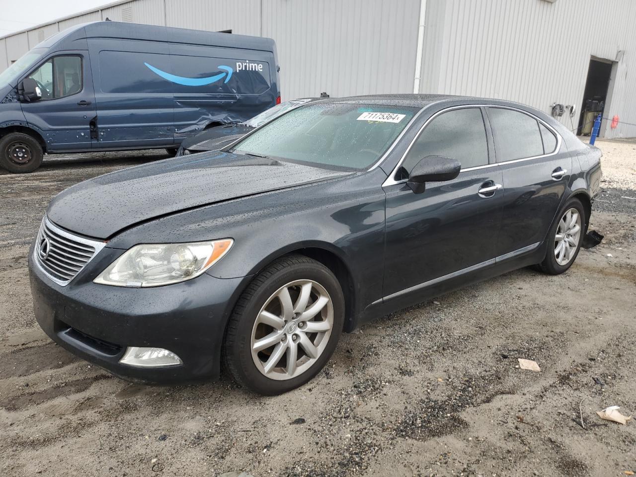 LEXUS LS 460 2007 gray  gas JTHBL46F275030082 photo #1