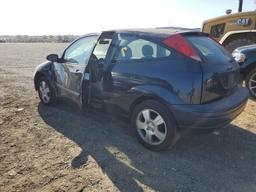 FORD FOCUS ZX3 2003 blue  gas 3FAHP313X3R111934 photo #3