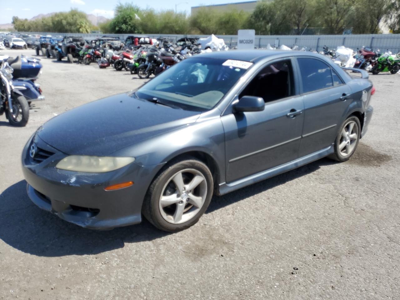 MAZDA 6 I 2005 charcoal  gas 1YVHP80C955M74542 photo #1