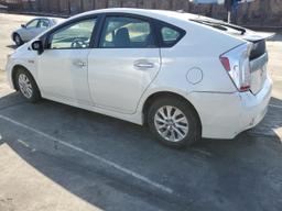 TOYOTA PRIUS PLUG 2014 white  hybrid engine JTDKN3DPXE3061221 photo #3